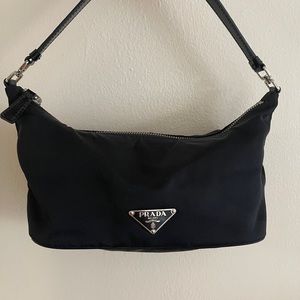 PRADA VINTAGE Black Tessuto Sirio Nylon Bag